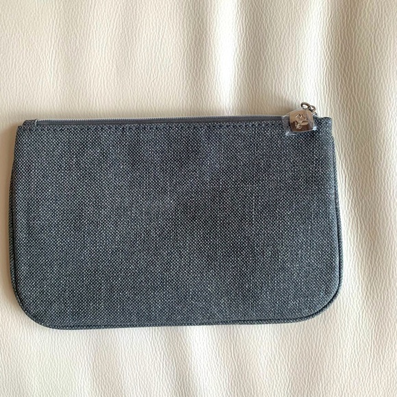 💝Lancôme Shimmer Dark Grey Cosmetic Bag - Picture 2 of 4